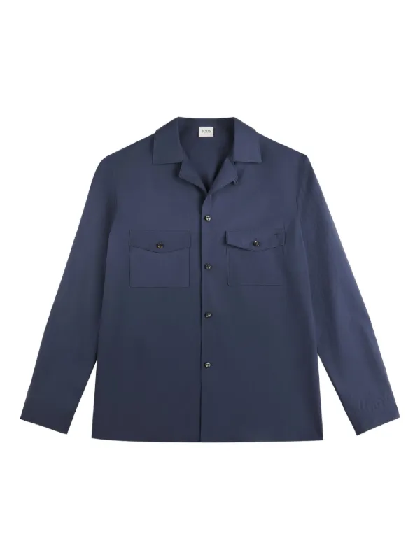 Tod's Cotton Shirt in Blue