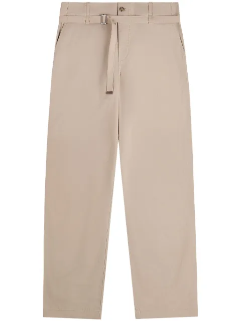 Tod's pantalones rectos con cinturón