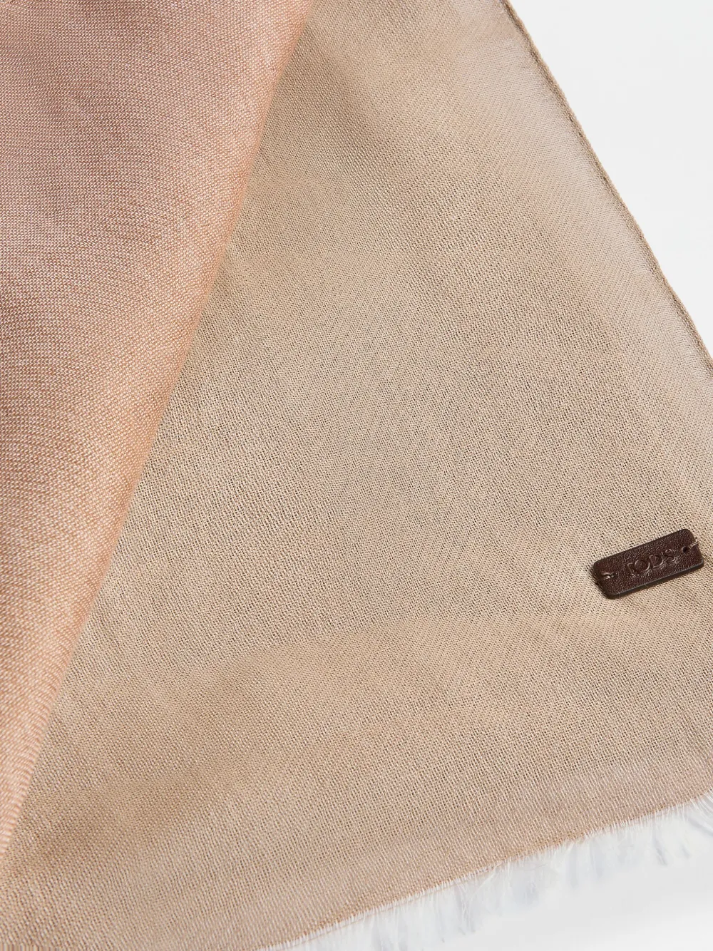 Tod's Cotton Scarf In Brown