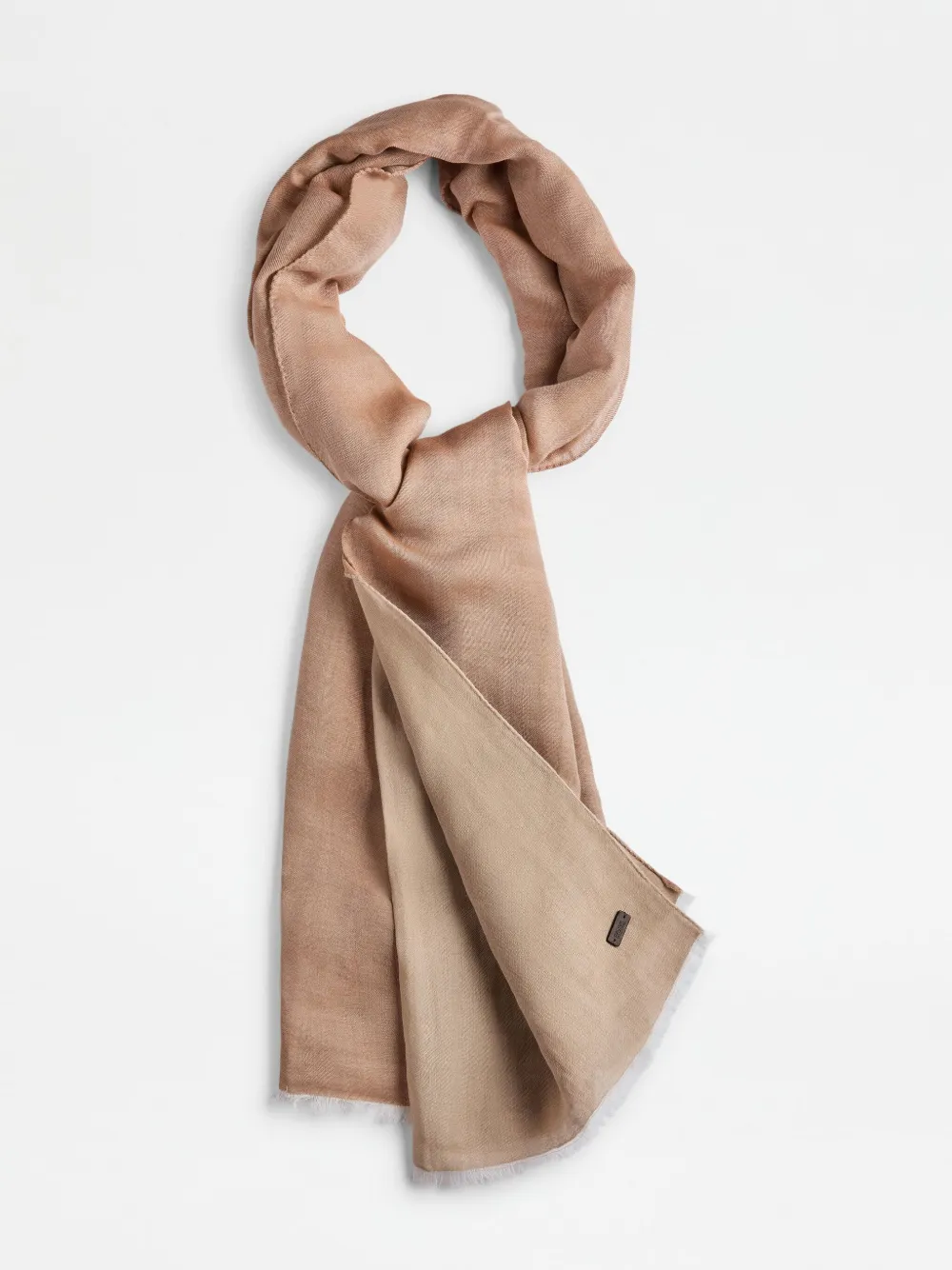 Tod's Cotton Scarf In Brown