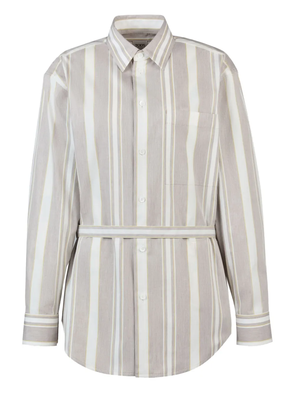 Tod's Blouse met ceintuur Bruin