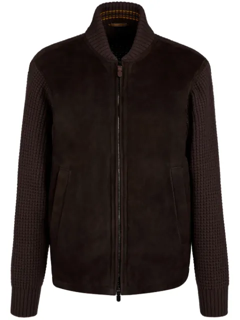 Tod's panelled bomber jacket 