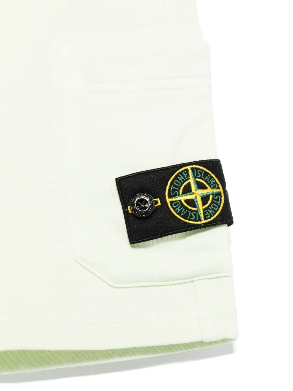 Stone Island Junior Zwembroek met Compass-patch Groen