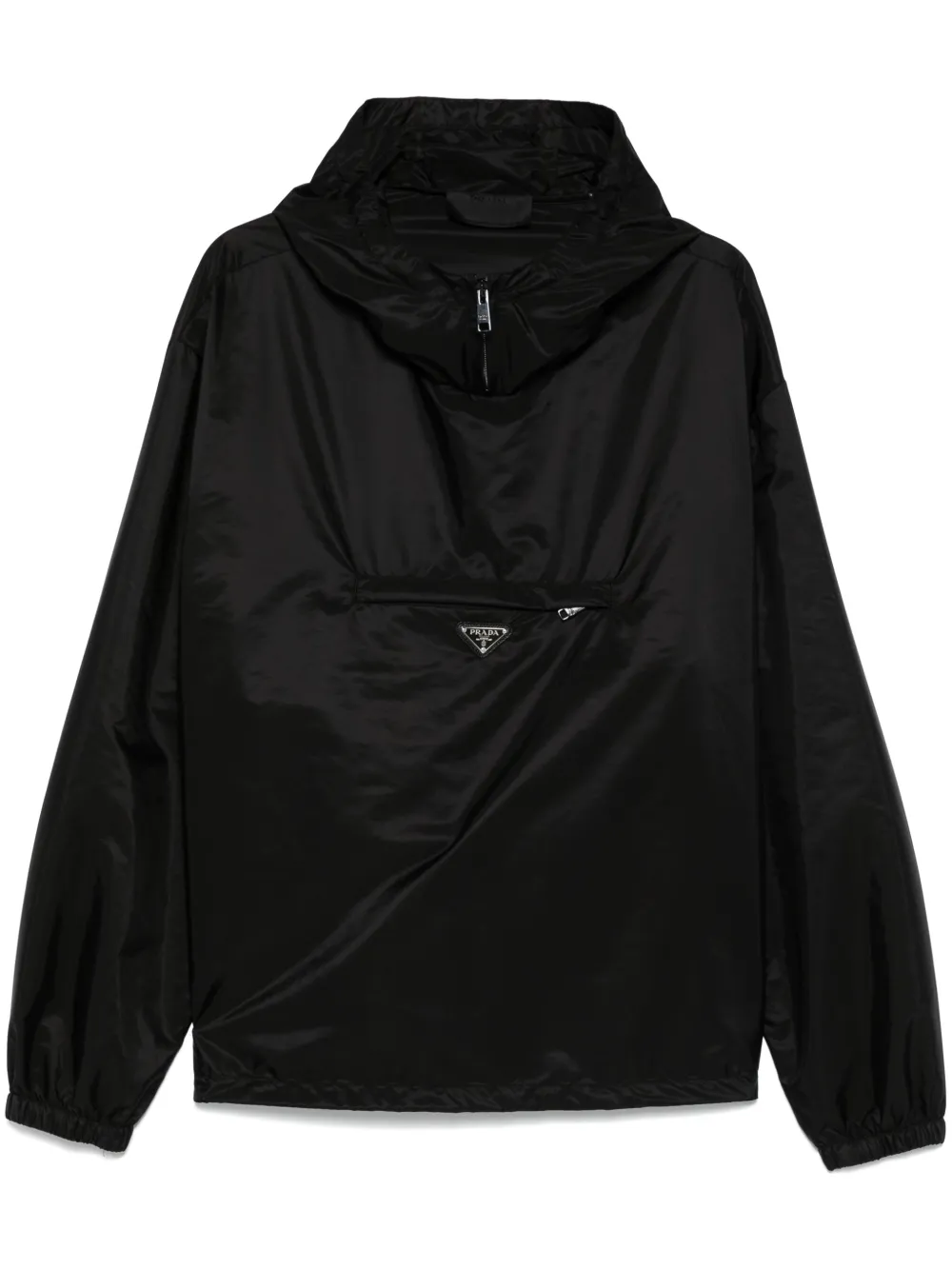 Prada triangle-logo jacket | Black | Image 1