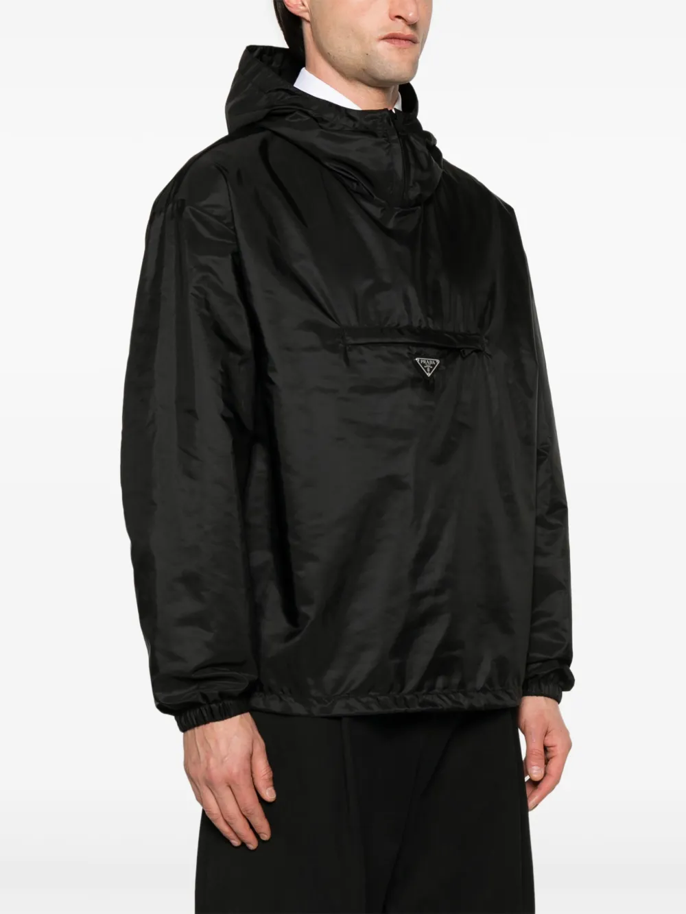 Prada Jack met triangel-logo Zwart