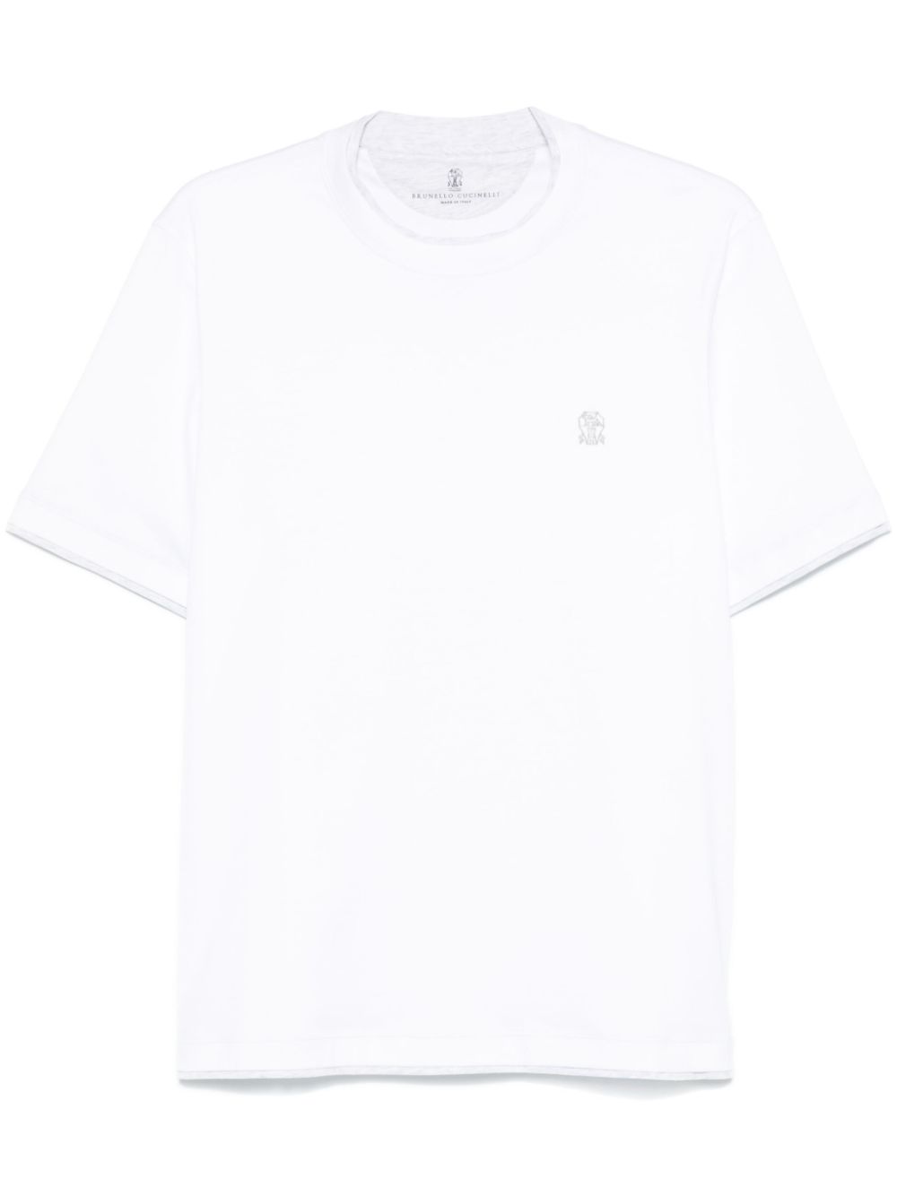 Brunello Cucinelli layered-effect T-shirt - White