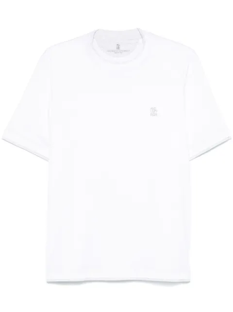 Brunello Cucinelli playera con logo efecto