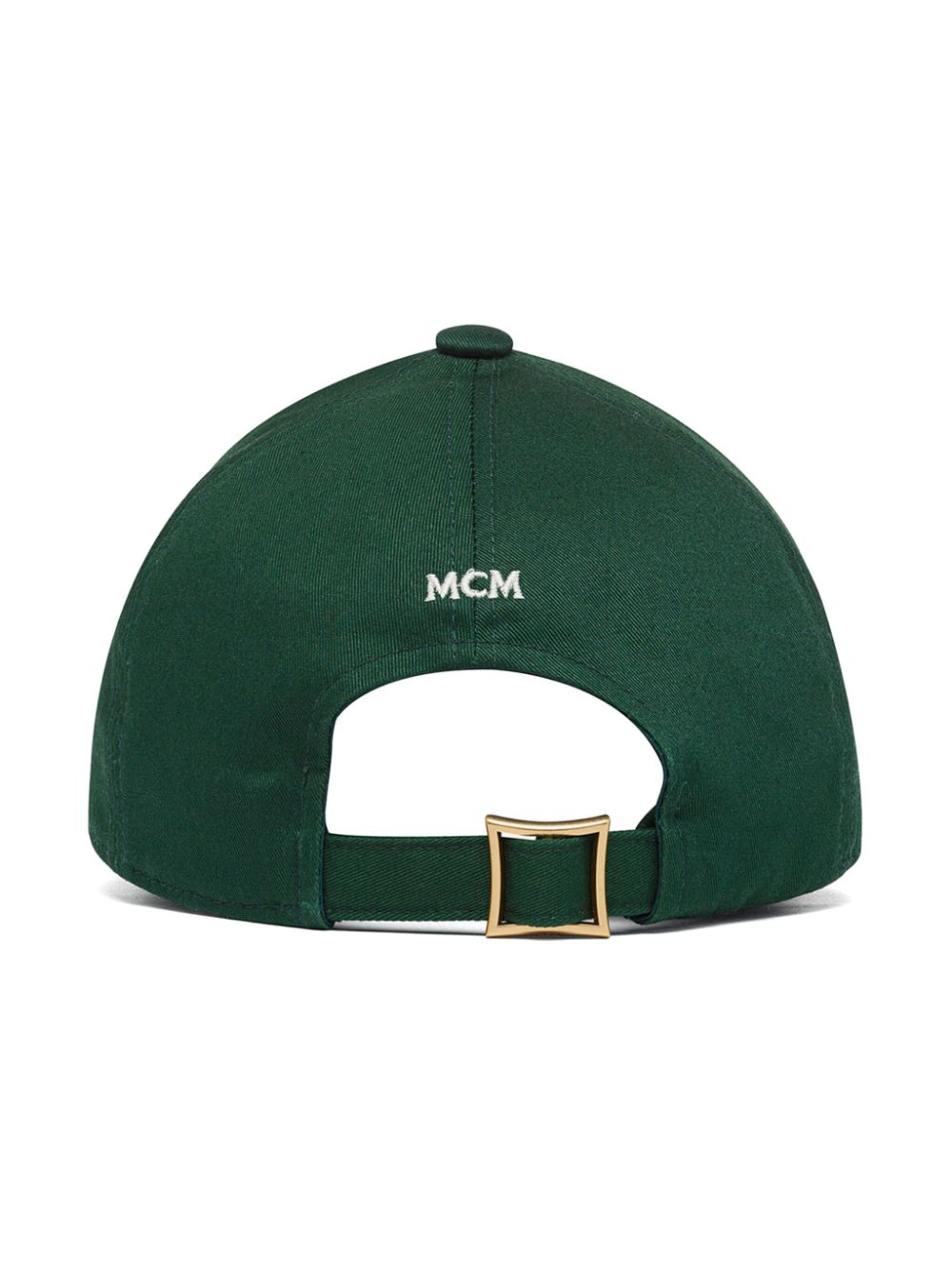 MCM logo-embroidered twill cap - Groen