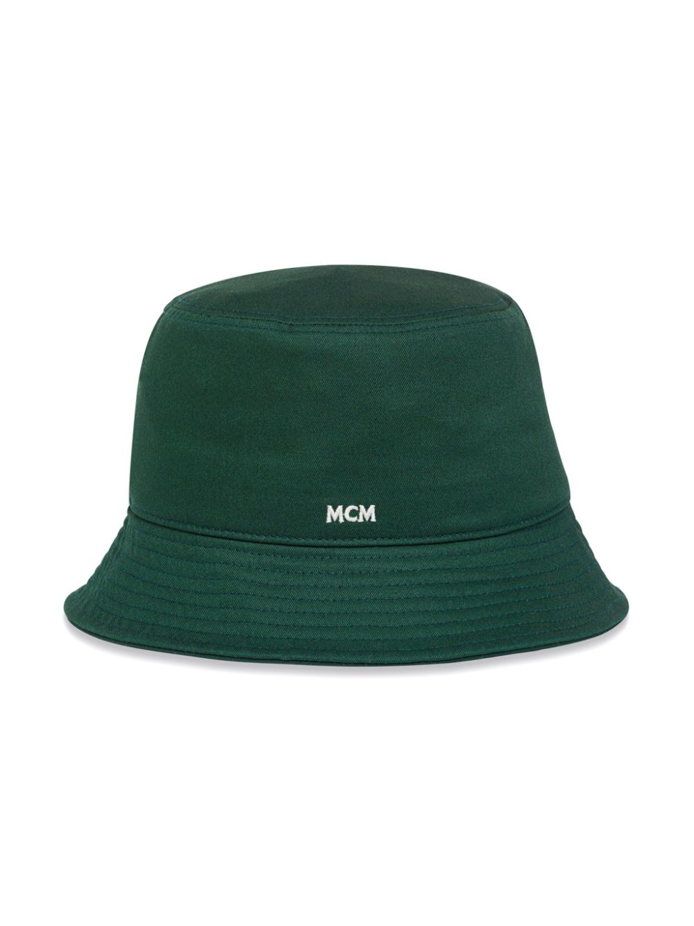 MCM Essential logo bucket hat - Groen