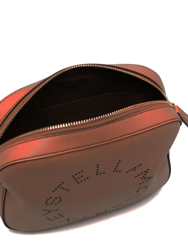 早い者勝ち！STELLA McCARTNEY ブラウン ショルダーバッグ Stella McCartney Logo ショルダーバッグ ミニ | ニュートラル