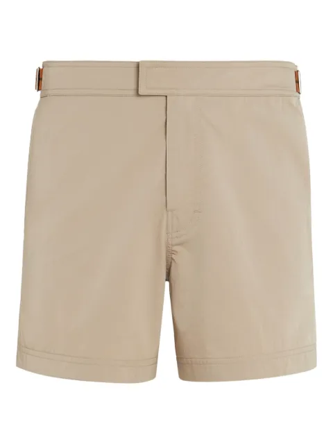 Zegna 232 Road Brand Mark swim shorts