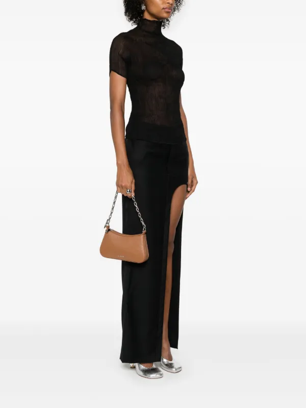 小物 Mcqueen T Alexander McQueen Mini T-bar Shoulder Bag | Brown | FARFETCH