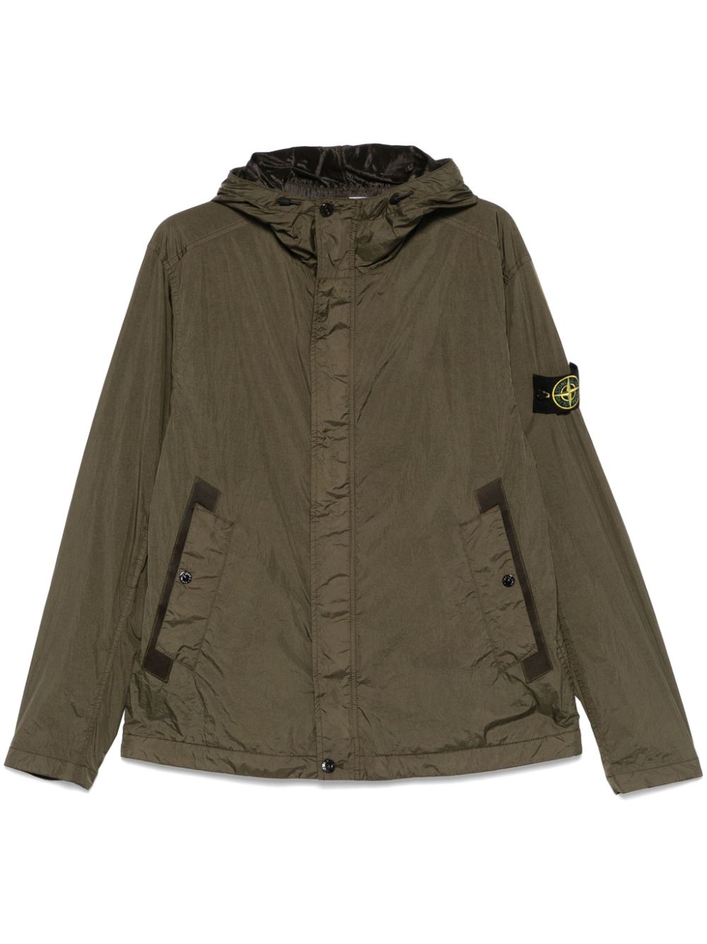 Stone Island Jack met capuchon Groen