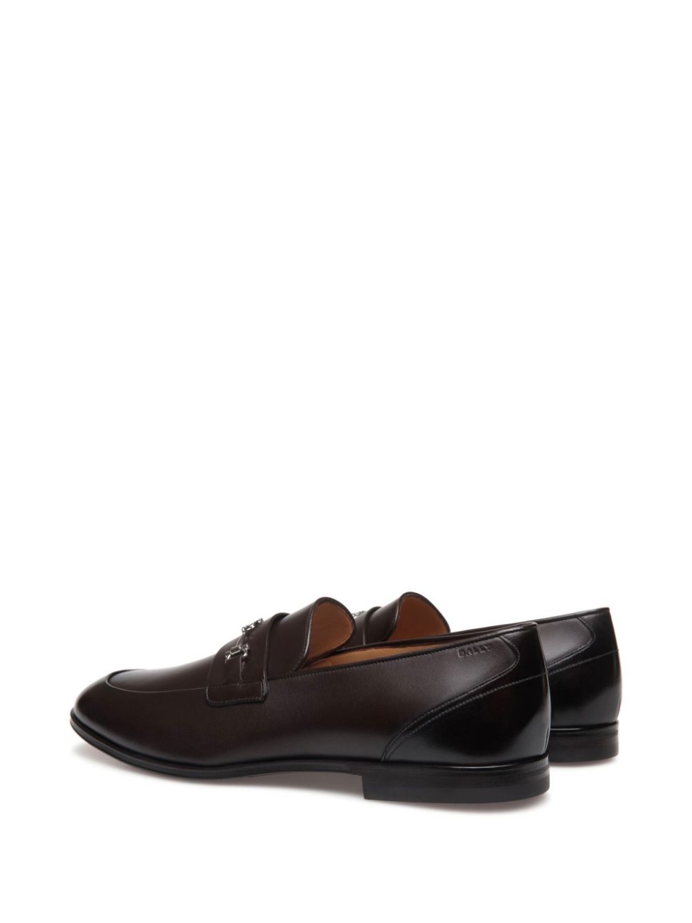 Bally Westminster Loafer in Ebano Leather wide foot morphology Brown