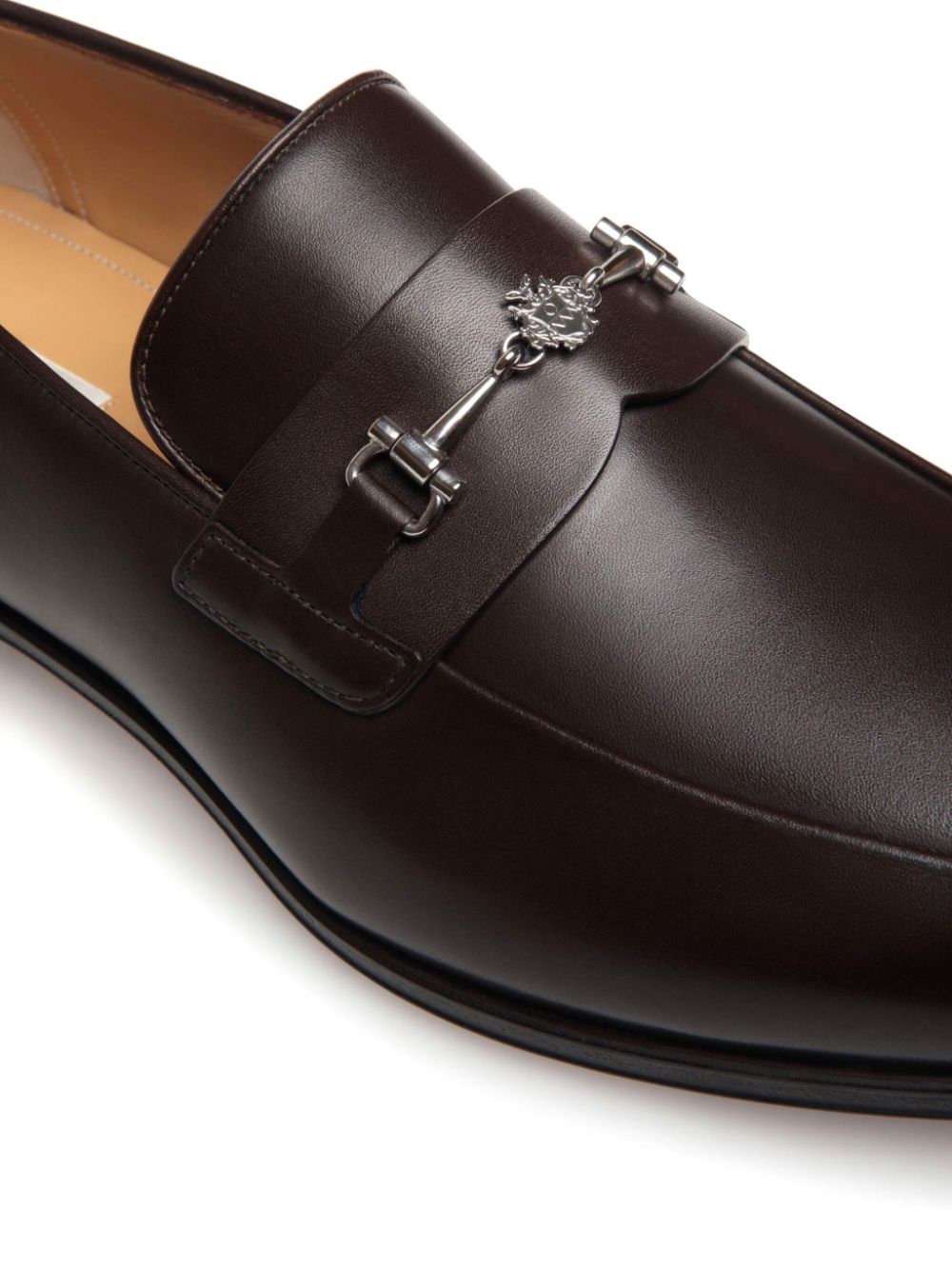 Bally Westminster Loafer in Ebano Leather wide foot morphology Brown