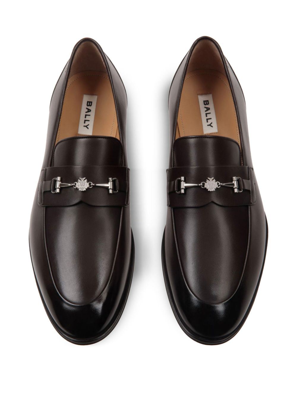 Bally Westminster Loafer in Ebano Leather wide foot morphology Brown