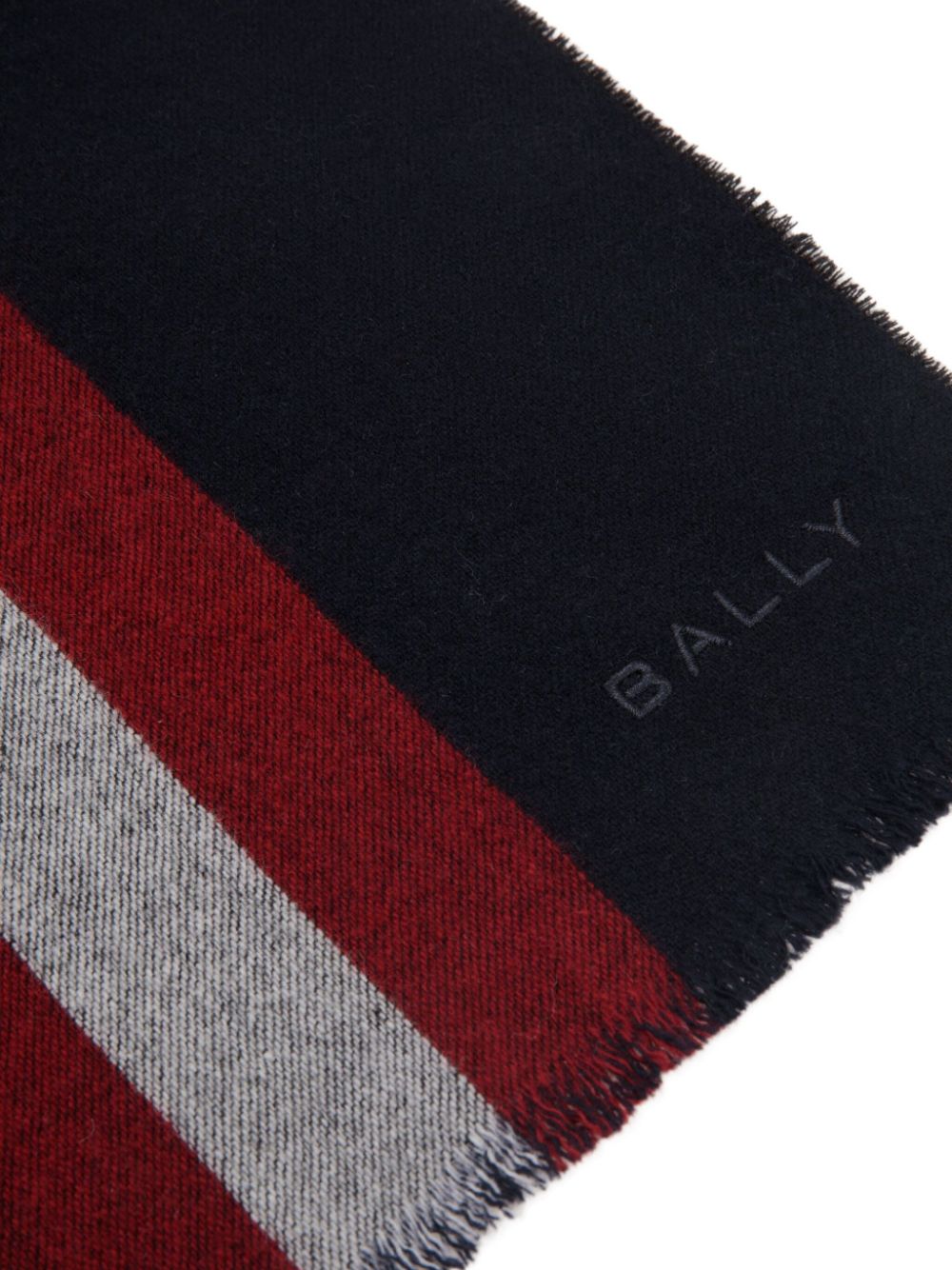 Bally Gestreepte sjaal - Blauw