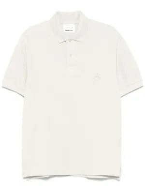 MarantマラントAfko Logo Polo Shirtポロシャツ Isabel Marant Gray Afko Polo | REVERSIBLE
