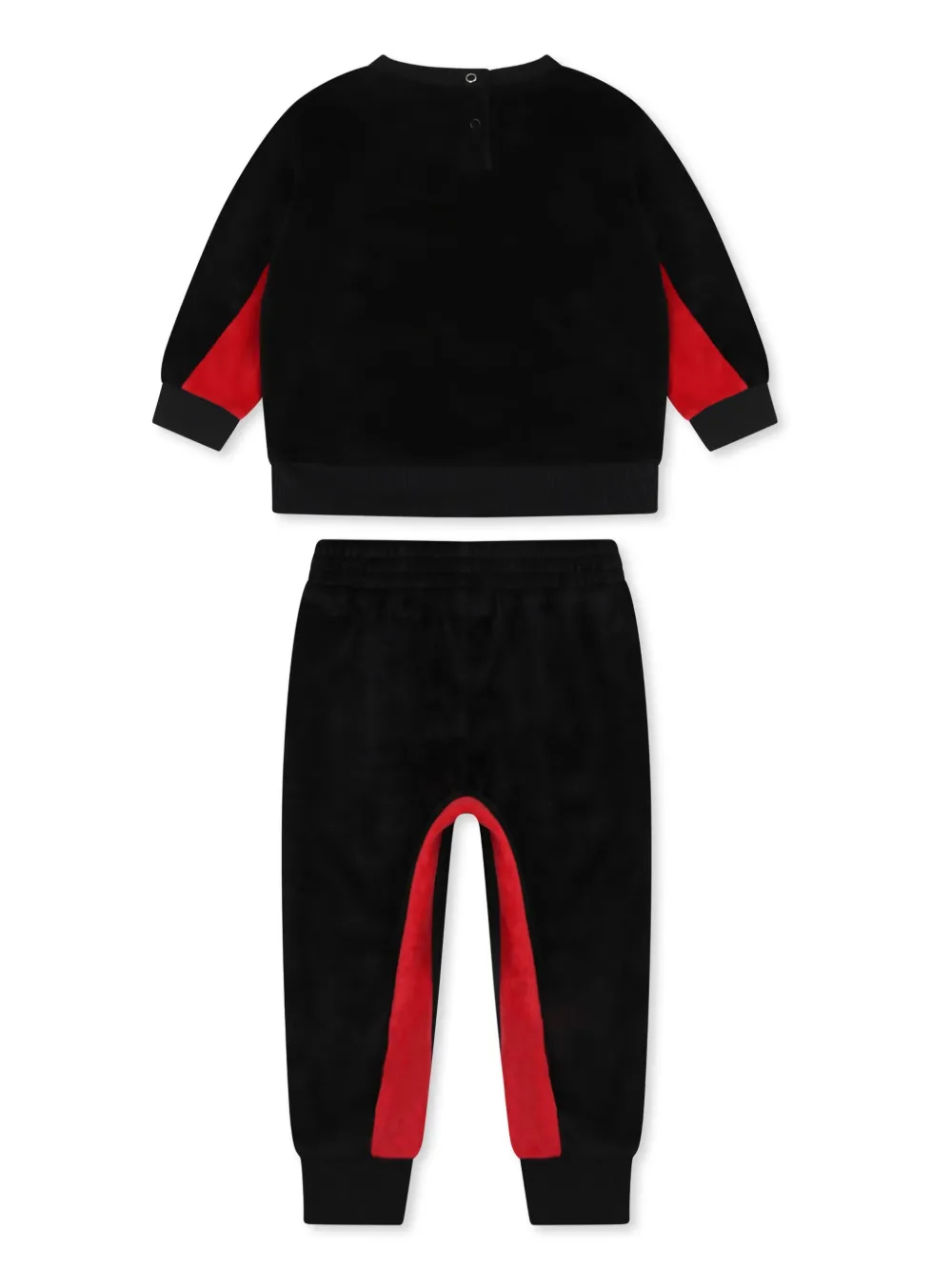 Jordan Embroidered Tracksuit Set In Black