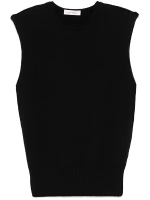 TEAM WANG Design Choices Jacquard Vest | Black | FARFETCH CA