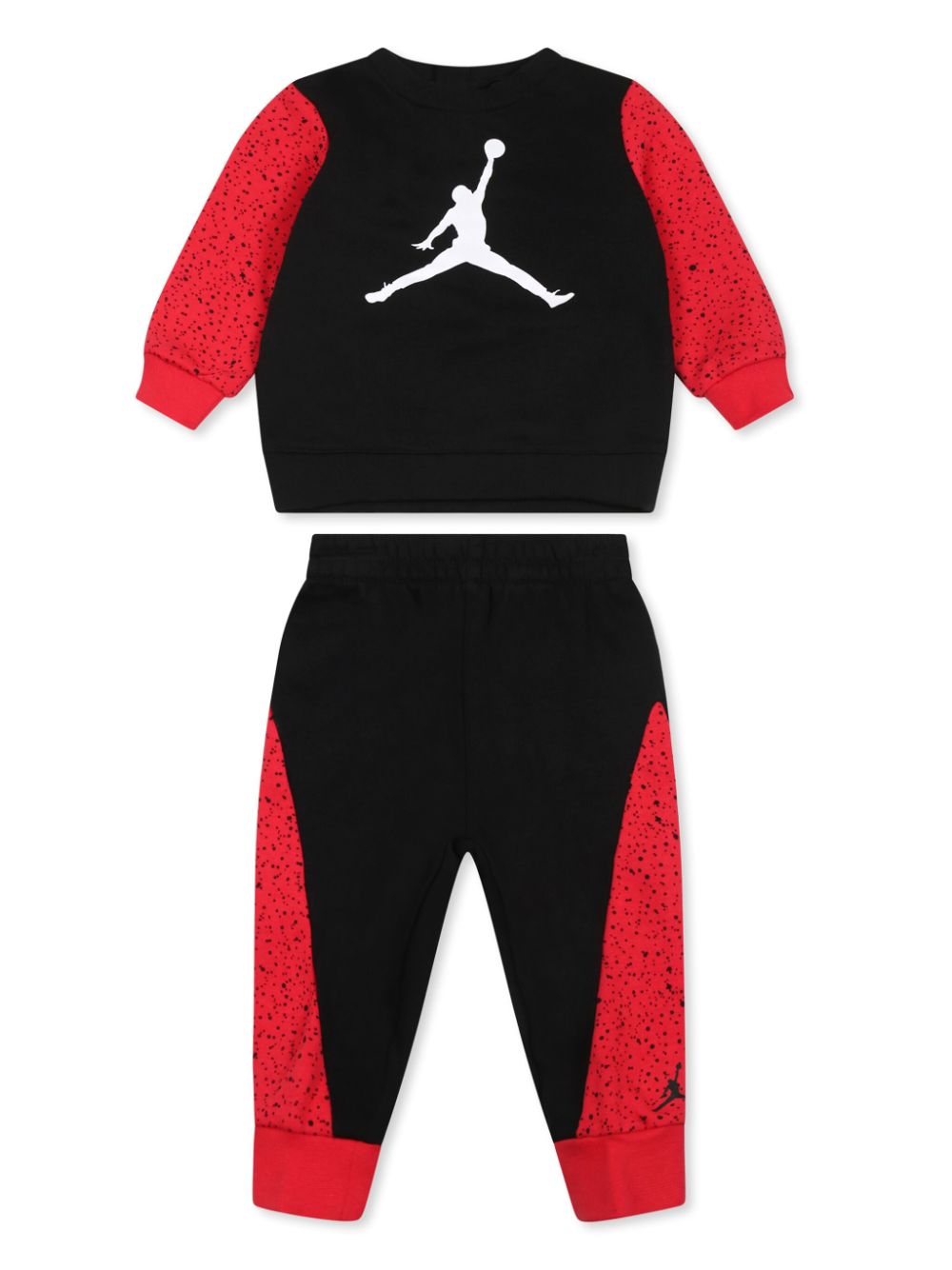 Jordan Kids Air Speckle tracksuit set - Black