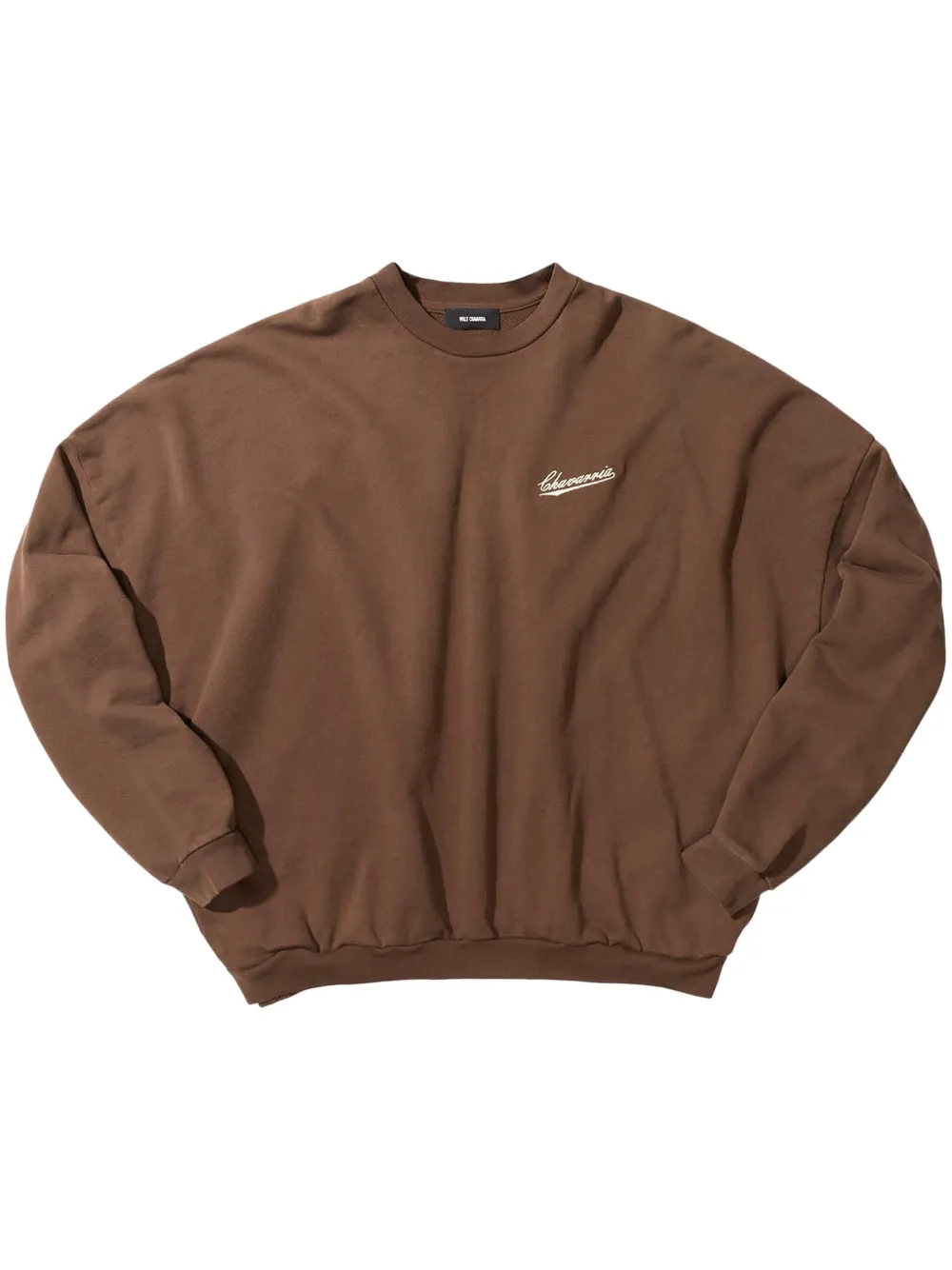 Willy Chavarria Hooligan sweatshirt - Brown