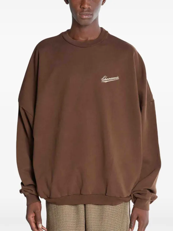 Willy Chavarria Hooligan スウェットシャツ | ブラウン | FARFETCH JP