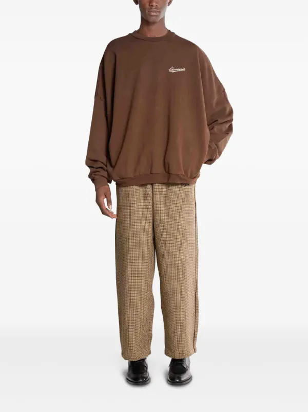 WILLY CHAVARRIA スウェット 美品 Willy Chavarria Hooligan スウェットシャツ | ブラウン | FARFETCH JP