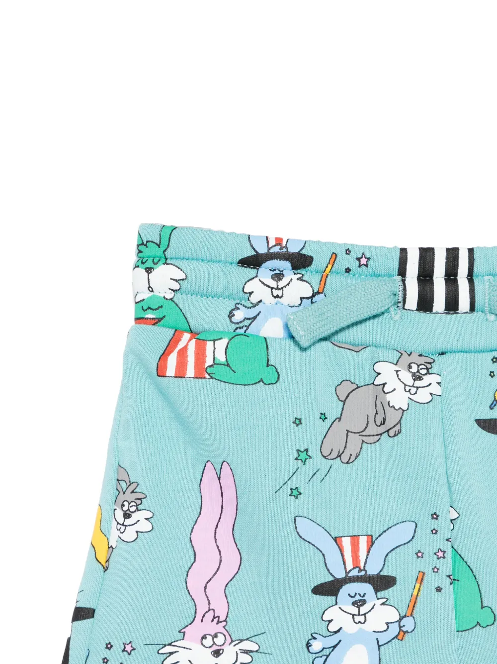 Stella McCartney Kids Shorts met print Blauw