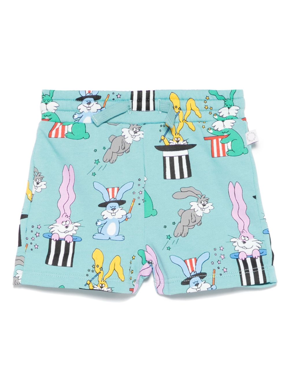 Stella McCartney Kids Shorts met print Blauw