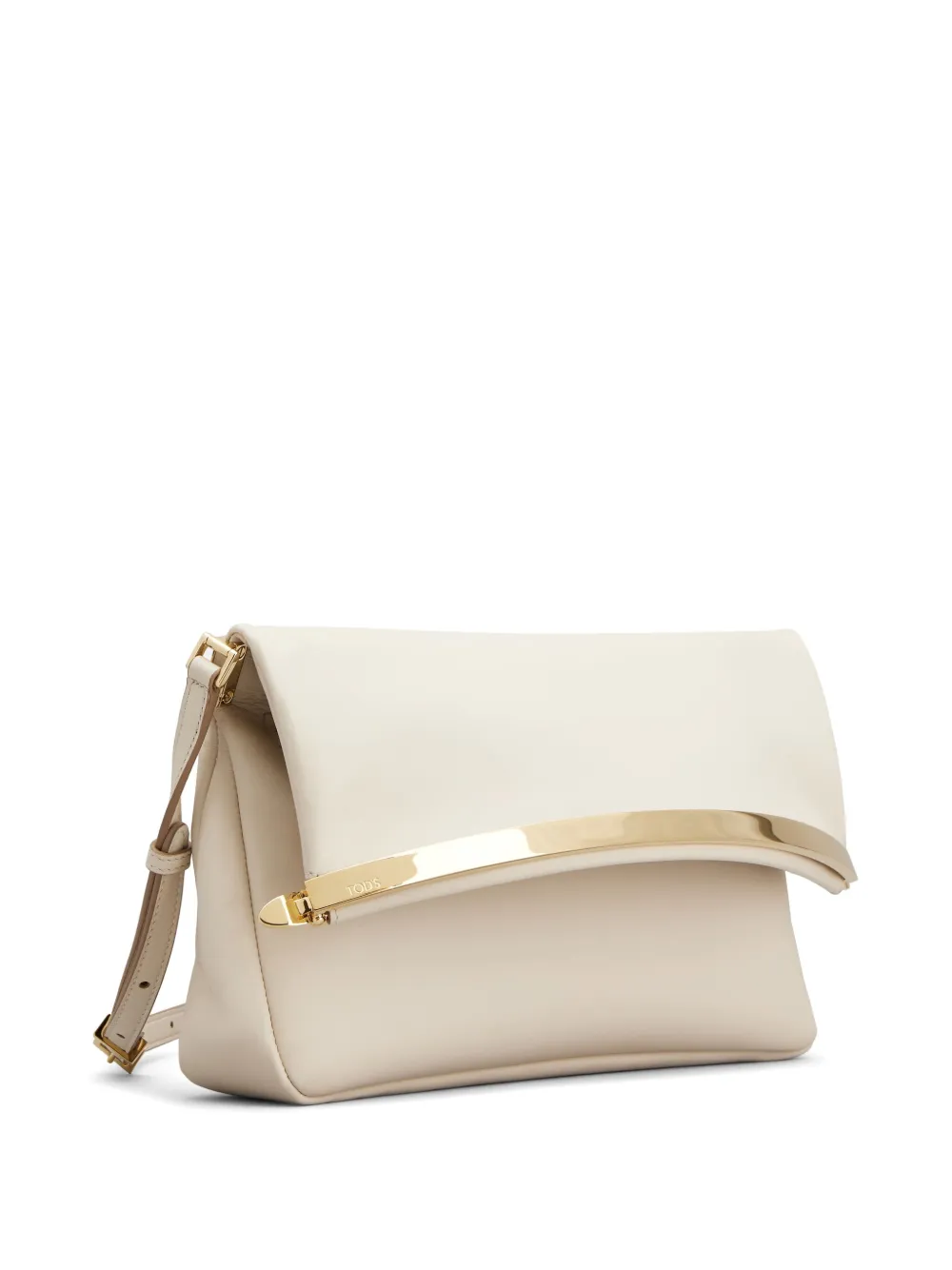 Tod's Leren clutch - Beige