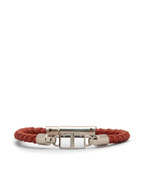 Tod's logo-plaque braided bracelet