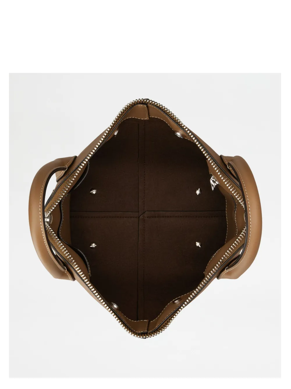 Tod's Mini Di Swing Tote Bag In Brown