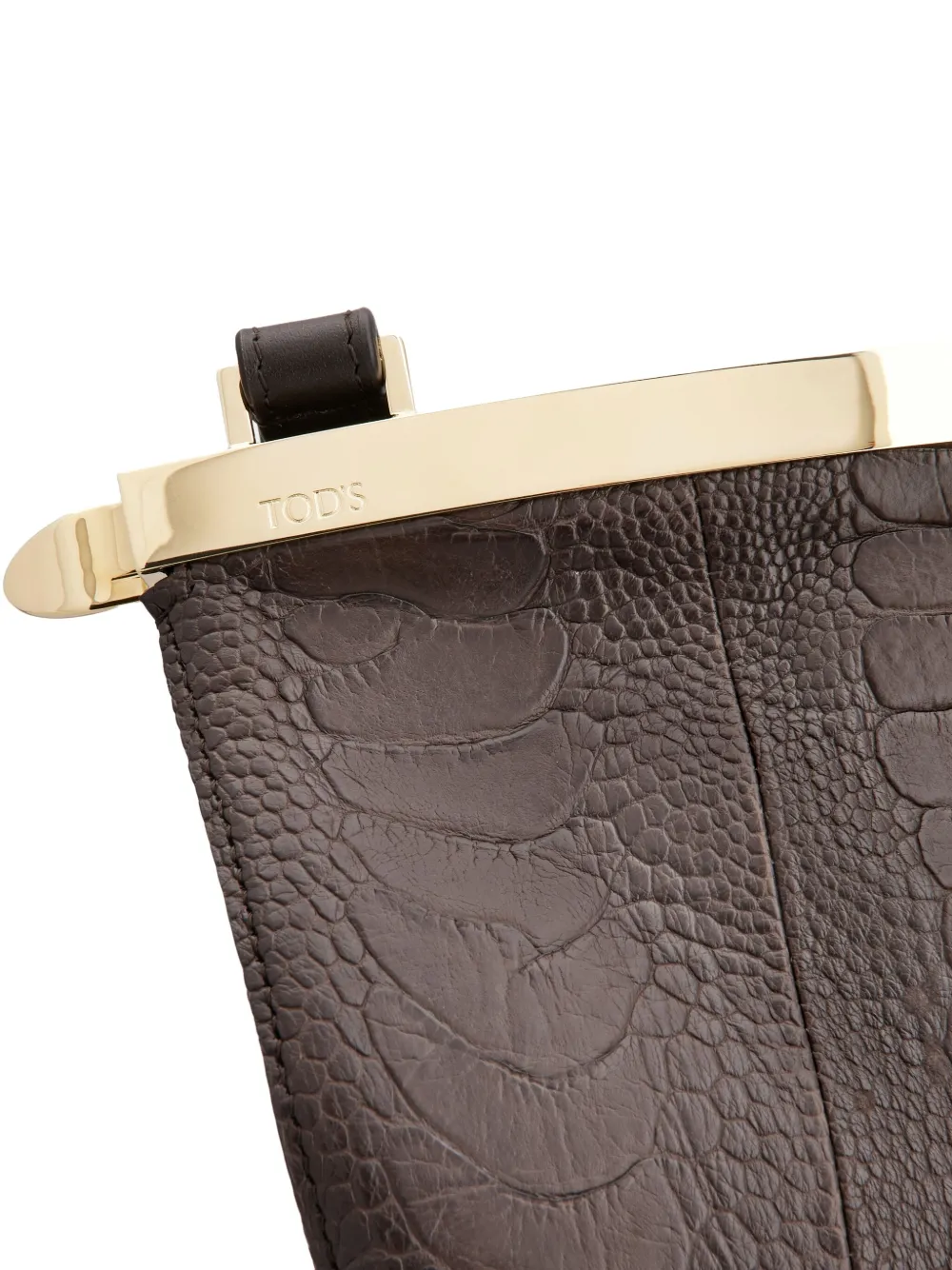 Tod's Leren bucket-tas Bruin