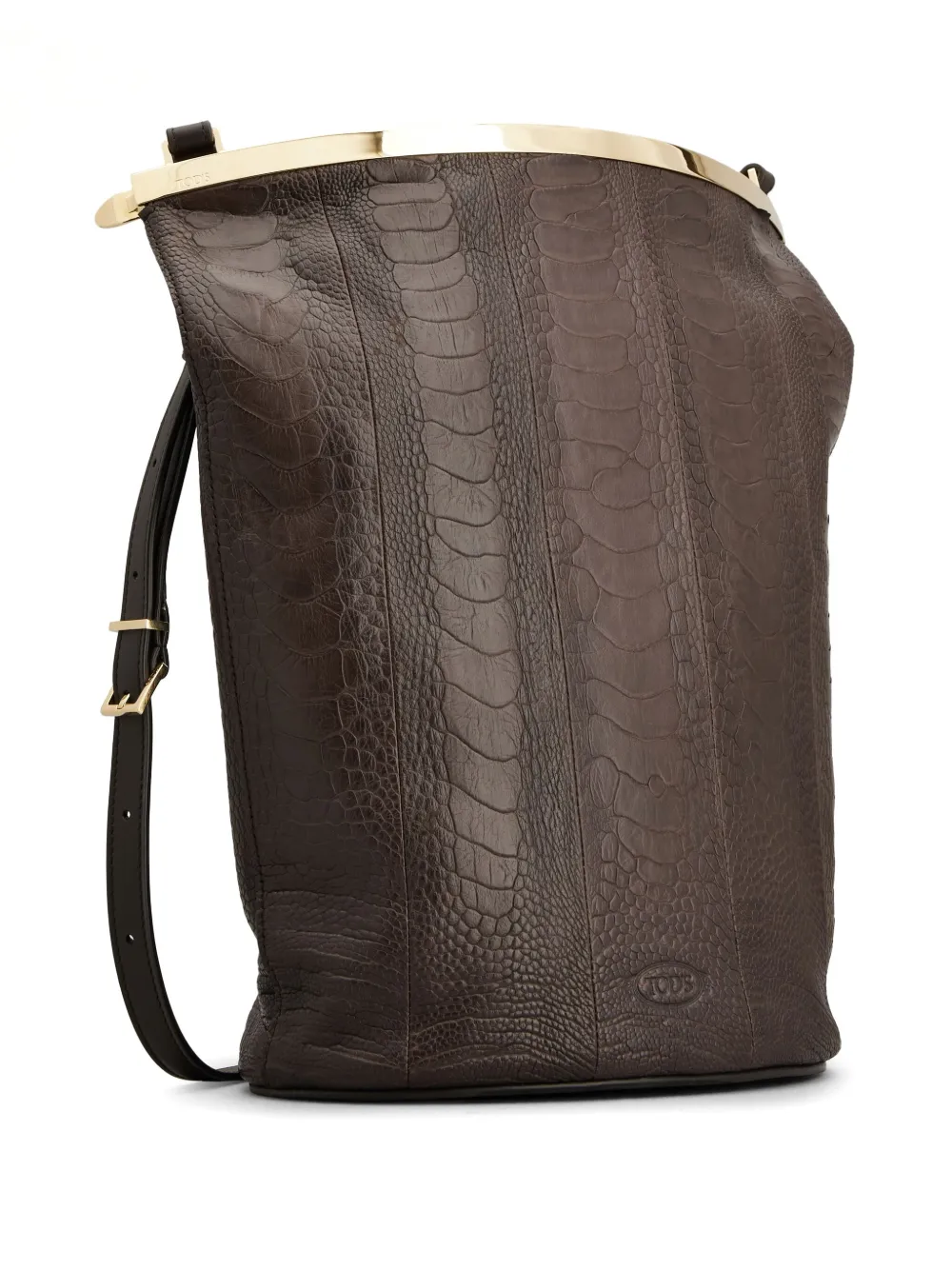 Tod's Leren bucket-tas Bruin