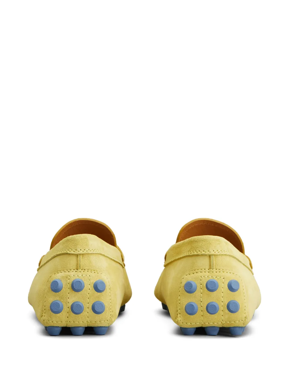 Tod's suede loafers Yellow