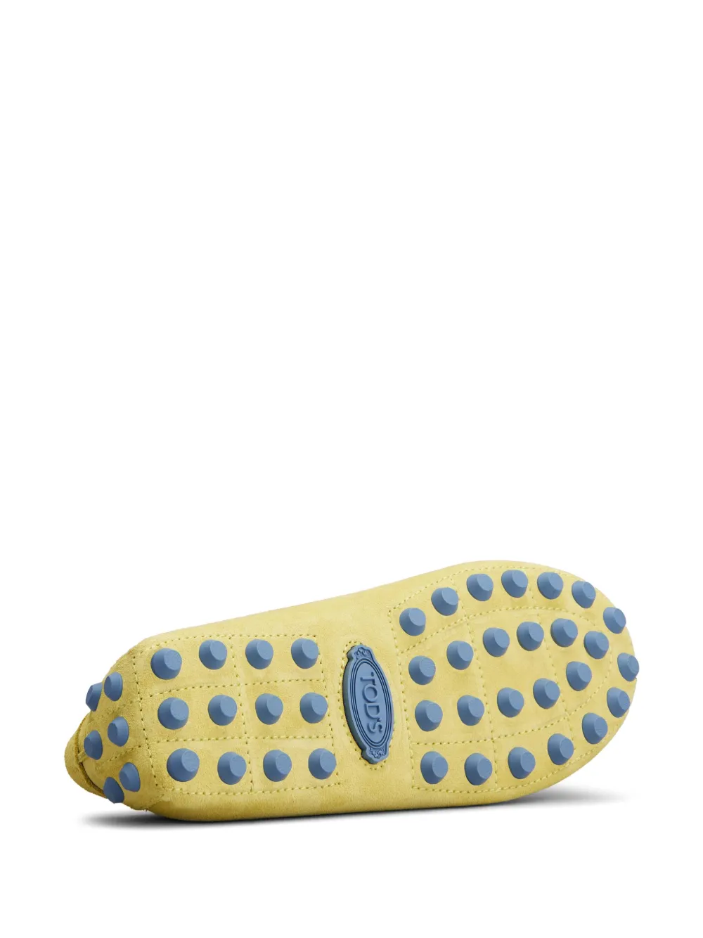 Tod's suede loafers Yellow