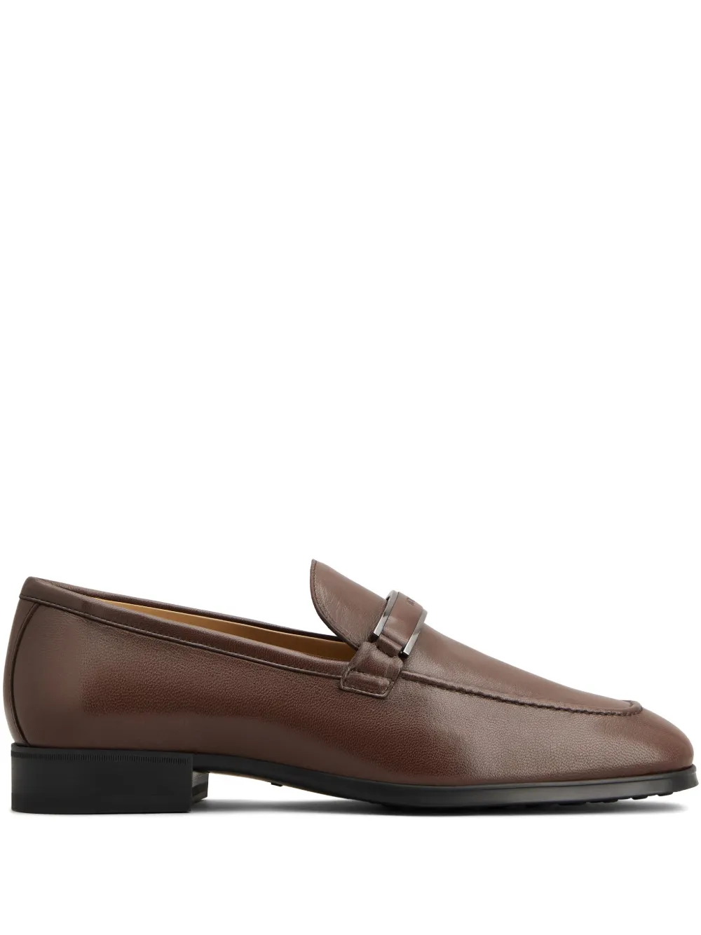 leather loafers