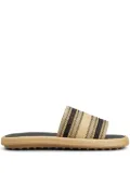 Tod's two-tone slides - Neutrals