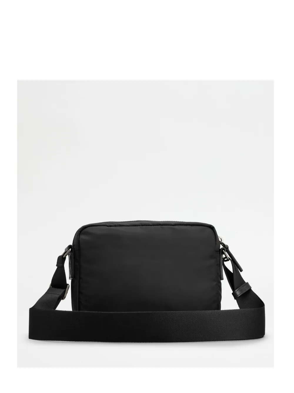 Tod's Leather Messenger Bag In Black