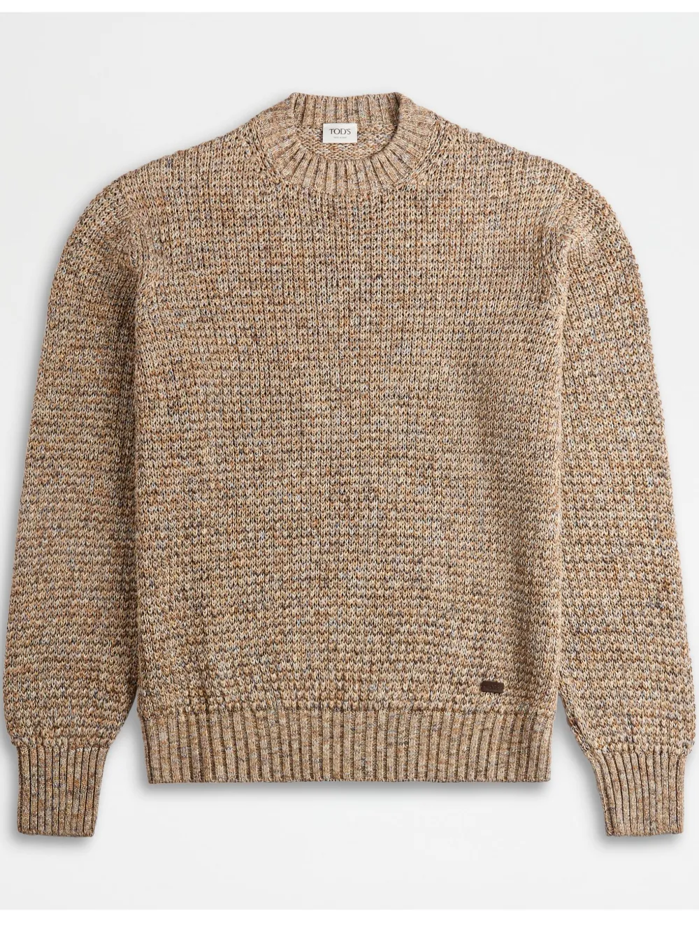 Tod's Mouliné Sweater In Neutrals