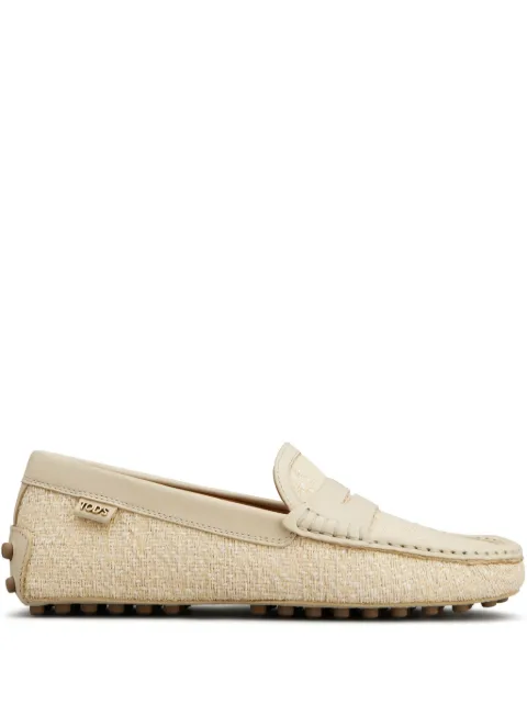 Tod's mocasines de tweed