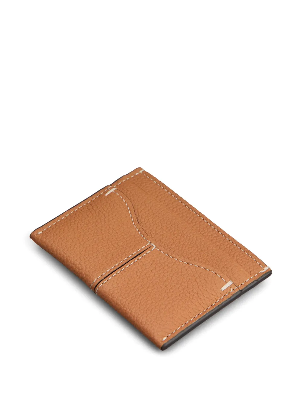 Tod's Pasjeshouder met logo-applicatie Bruin