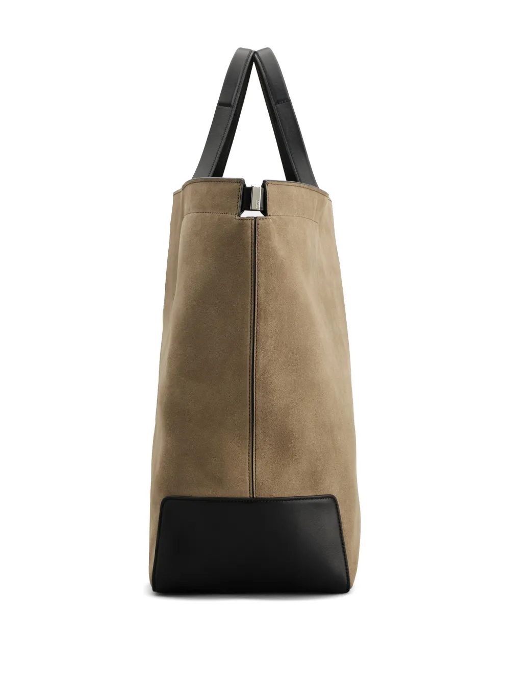 Tod's Maxi Suede Tote Bag In Neutrals