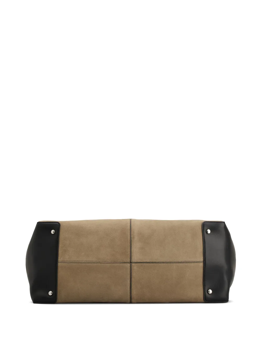 Tod's Maxi Suede Tote Bag In Neutrals