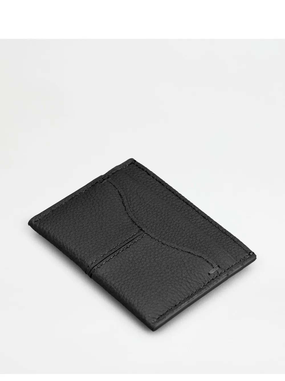 Tod's Logo-appliqué Cardholder In Black