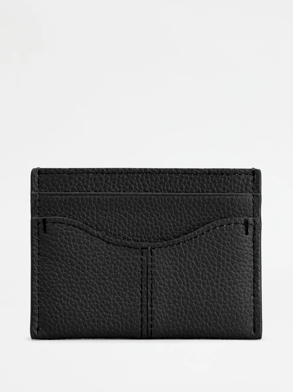 Tod's Logo-appliqué Cardholder In Black