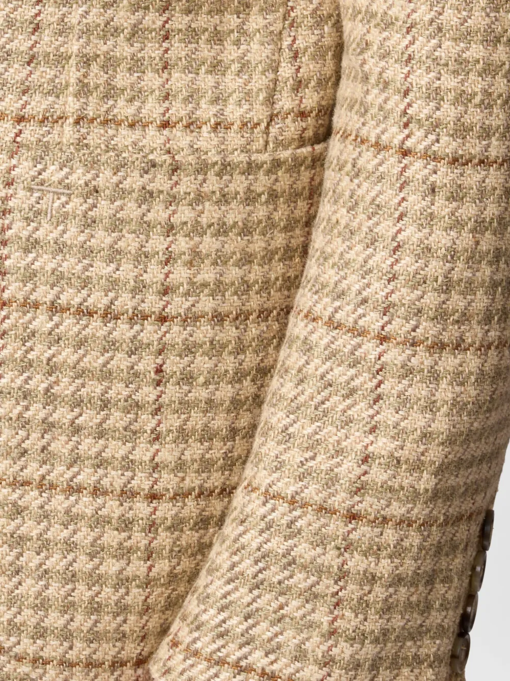 Tod's Checkered Blazer In Neutrals