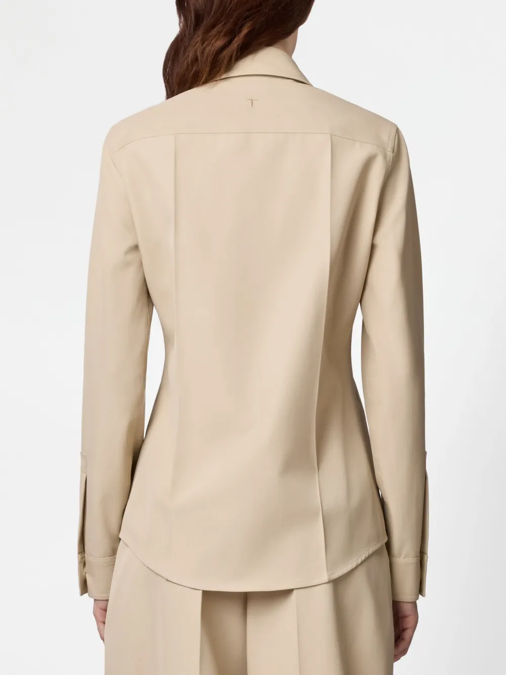 Tod's Pressed-crease Shirt In Neutrals