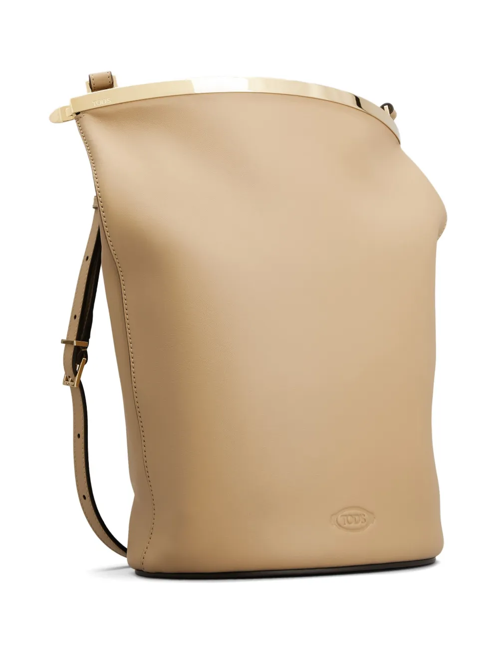 Tod's Leren bucket-tas Beige